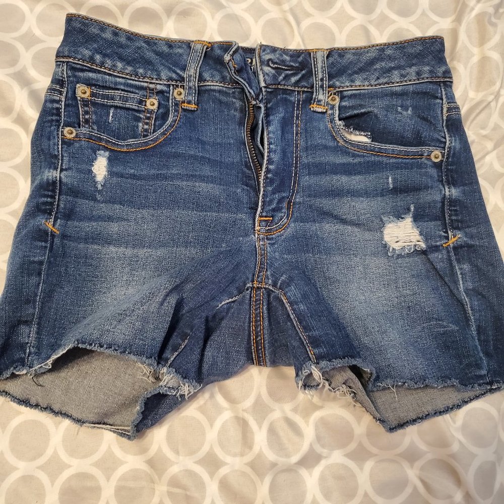Super Stretch Jean Shorts